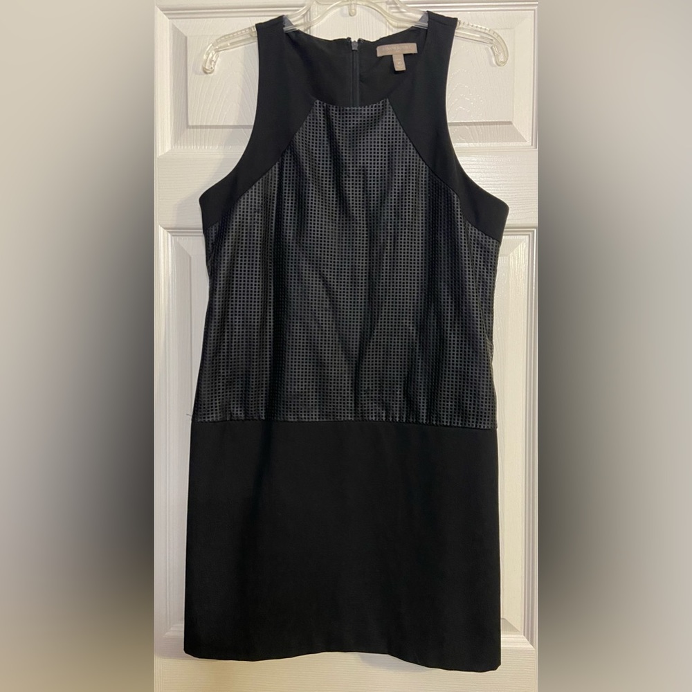 Banana Republic Women's Black Sleeveless Shift Dress Sz 10 Lined Business Dress